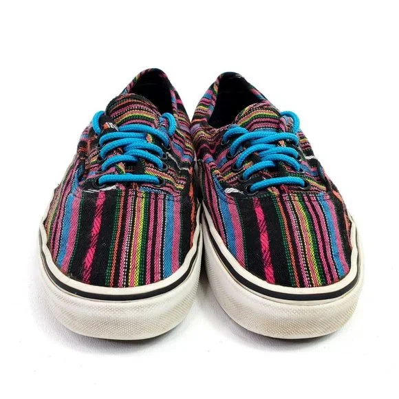 Vans Guate Weave Era Mens Shoes Size 6.5 Womens Size 8 Sneakers Textile Striped - Picture 10 of 12